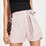 ASOS Petite Vera Moda XXSP Tie Waist Pink Shorts Photo 1