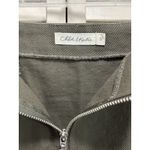 Chloe & Katie‎ Olive Green Mini Skirt Size Medium Zip Front Cotton Photo 2