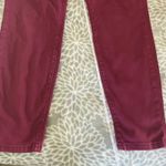 Michael Kors  Izzy Skinny Jeans Burgundy Women's Size 12 Cotton Stretch Preppy Photo 6