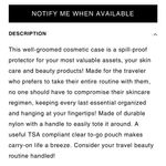 BEIS  The Hanging Cosmetic Case Photo 6