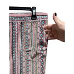 Westport  Tribal Print Cropped Pull-On Pants White Size 2X Coastal Boho Beach Photo 6