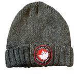 Canada weather gear grey faux fur lined beanie Photo 0
