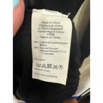 J. Crew Women's Cardigan Black Linen Blend Open Front Pockets Sheer Size Small Photo 4