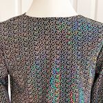 Coco Bianco  Top Sequins Black Cowl Neck Dressy Top Size Small NEW Photo 4