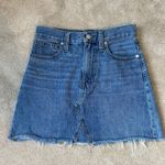 Madewell Cute Jean Denim Skirt With Pockets Photo 1