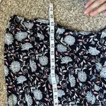 Loft π¦ Lightweight Blue Paisley Coverup Short Sleeve Cardigan Blouse Small Photo 3