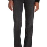 Levi's Low Pitch Bootcut Jeans Easy Fit Stretch Denim Zip Fly Cotton Black 28 Photo 0