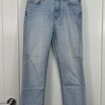 Madewell  Size 26 Light Blue Perfect Vintage Jeans Straight Tapered 90s Mom Jeans Photo 0