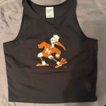 Zoozatz University of Miami Black Crop Top Photo 0
