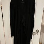 Three Dots  long black cardigan size medium Photo 1