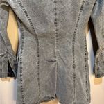Patrizia Pepe Denim Jacket Y2K Vintage Sz 42 (S/6) Black Photo 3