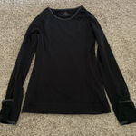 Cuddl Duds  Women's Black Long Sleeve Tee Photo 0