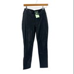 Tuckernuck NWT  Black Faux Leather High Waist Leggings Sz S Photo 3