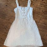 Aeropostale  white eyelet lace up front pirate boho XS sundress Photo 0