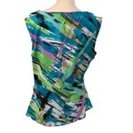 Peck & Peck  Multicolor Abstract Blouse BRAND NEW Size L Photo 4