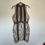 ASOS NWT DESIGN satin ruched mini dress with lace trim sz 8 Photo 4