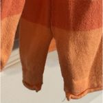 Old Navy Y2K Women’s  Striped V-neck Sweater, Orange, Medium Photo 2