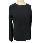 Lands' End LANDS’ END Classic CASHMERE Black Women's crew neck sweater Size XS Extra Small Photo 3