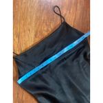 Alice + Olivia Harmony Satin Slip Dress in Black Size 4 Mini COCKTAIL PARTY Photo 6