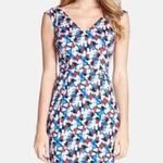 Plenty By Tracy Reese Geometric Geo Cut Out Open Back Dress Retro Artsy Photo 0