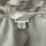 Athleta Sweatshirt Womens Medium White Gray Camo Triumph Printed Hoodie Casual Photo 7