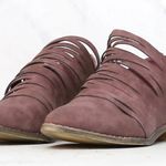 New MI.IM ANASTASIA SHREDDED ANKLE BOOTIE 8.5 M Purple Photo 2