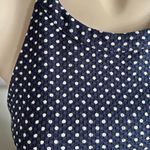 The Limited Navy Polka Dot Halter Dress Size 2 | Fit & Flare Retro Sleeveless Photo 2
