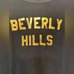 Wildfox Black Sweater with Beverly Hills Gold Lettering Photo 2