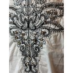 Roar Western Shirt large Signature Cowgirl Rodeo Pageant Blouse White Lace Bling Photo 9