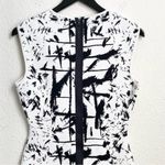 BCBG MAXAZRIA Jose Jacquard Print Black/White Knit Bandage Body-con Dress Size S Photo 5