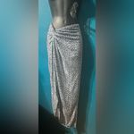 SheIn 🐆 SXY Leopard Print Twisted Waist Maxi Skirt Photo 1