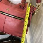 orYANY Dusty Rosy Tumbled Leather Top Handle Crossbody Strap Satchel Photo 8