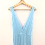 superdown  Erika Deep‎ V Jersey Maxi in Baby Blue M Photo 5