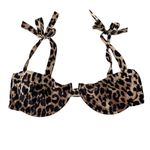 Ganni  Leopard Print Bikini Top Photo 1