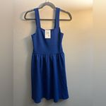 Women's Summer Casual Square Neck Dress Cute Sleeveless High Waist A Photo 3