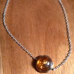 Baltic Amber Round Sterling Silver Bracelet Photo 2