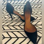 IRO  D’Orsay black pointed toe suede stiletto heels size 41 Photo 5