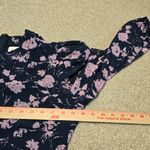 Tuckernuck Hyacinth House Navy & Blush Abstract Floral Rosalind Ruffle Midi Dress Sz L Photo 6