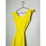MARISSA WEBB x RTR Yellow Hourglass Waist Cutout Midi Summer Dress Size 4 Photo 4