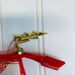 Betsey Johnson Betseyvillye Red Heart Makeup Bag Clutch Sz 8 x 5.25" Photo 3