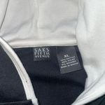 Saks 5th Avenue Saks Fifth Avenue‎ Women's Hoodie Long Sleeves Full Zip Black White Block XL Photo 1