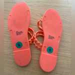 Olivia Miller  Studded Jelly Slide Sandals Coral Pink Slip On 8 Photo 5