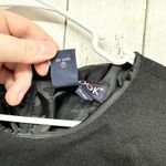 Vintage J.G. Hook Dress Women Size 12 Black Wool Crewneck Long Sleeve Midi Zip Photo 2