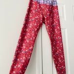 Anthropologie Floral Contrast Leggings, Size M Photo 3