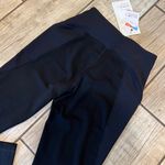 Set Tracksuit Long Jacket Cropped Bustier Bra High Waisted Leggings Workout Activewear Gym Set Slim Fit Cropped Leggings Sport Bra Black Size M Photo 11