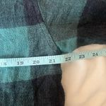 American Eagle  Plaid Peplum Flannel Top Size Medium Photo 6