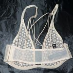 Victoria's Secret LUXE Starburst Unlined Wired Plunge Bra Champagne Embroidered Photo 6