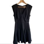 Rebecca Taylor - Taylor Dress Mini Cap Sleeve Pointelle 4 Black Photo 6