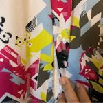 GGBlue Luxe Sport Women’s Multi Print Golf Athletic Dress 1/4 Zip Sz Large Yellow Photo 2