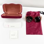 Gucci  GG0789S Plastic Frame Brown Lens Butterfly Sunglasses Photo 2